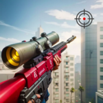 sniper 3d shooting games android application logo